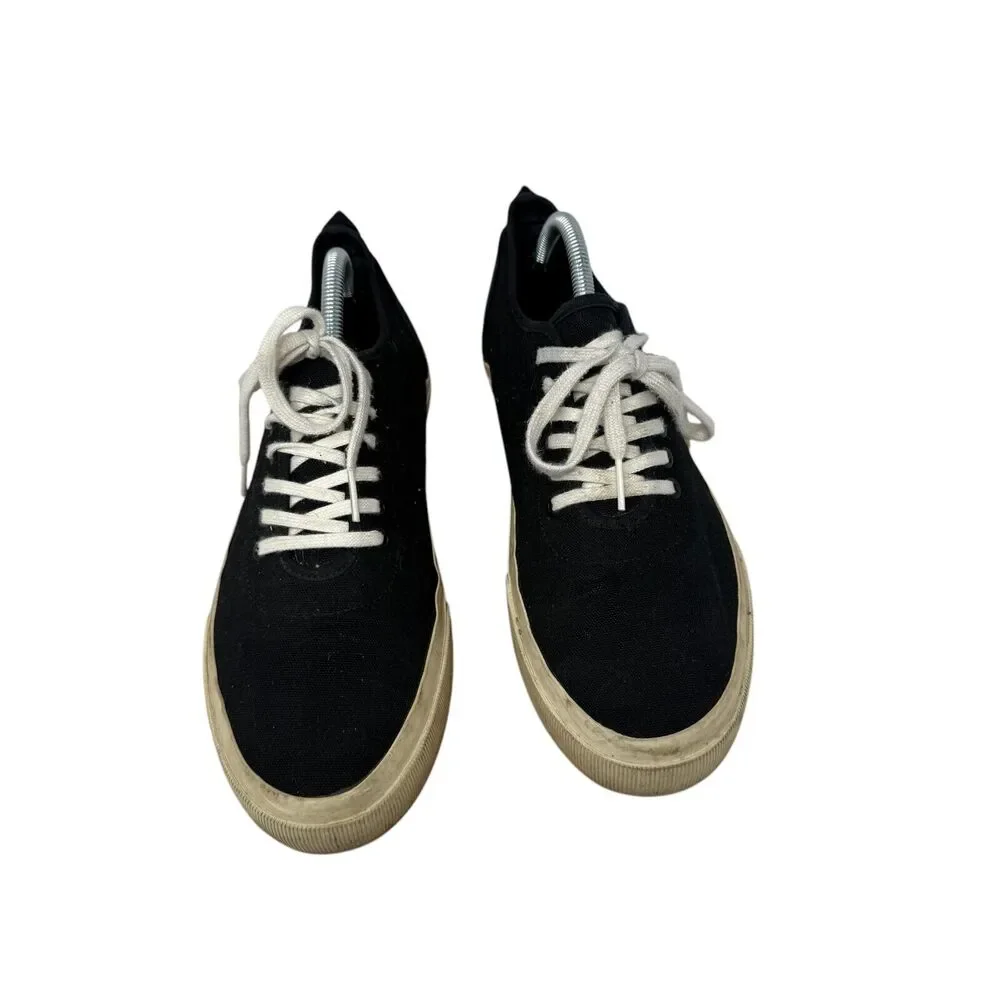 Everlane The Forever Black Canvas Sneaker Capsole Casual Mens 9.5 Women 11.5